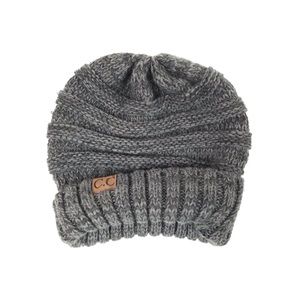C.C || GRAY COLORED BEANIE✨